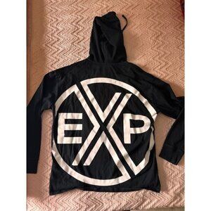 Men's Express black EP logo hoodie Medium